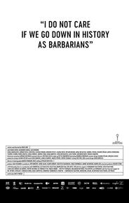 Мне плевать, если мы войдём в историю как варвары